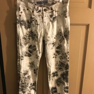 Tie dye jeans